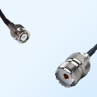 UHF/Female - Mini BNC/Male Coaxial Jumper Cable