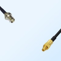 MMCX/Male - Mini BNC/Bulkhead Female Coaxial Jumper Cable