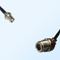 N Bulkhead Female R/A O-Ring - Mini BNC Bulkhead Female Cable