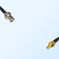 SMB/Bulkhead Male - Mini BNC/Bulkhead Female Coaxial Jumper Cable