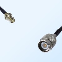 TNC/Male - Mini BNC/Bulkhead Female Coaxial Jumper Cable