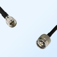 Mini UHF/Male - N/Male Coaxial Jumper Cable