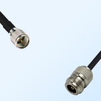 Mini UHF/Male - N/Female Coaxial Jumper Cable