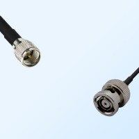 Mini UHF/Male - RP BNC/Male Coaxial Jumper Cable