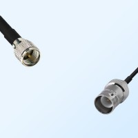Mini UHF/Male - RP BNC/Female Coaxial Jumper Cable