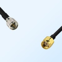 Mini UHF/Male - RP SMA/Male Coaxial Jumper Cable