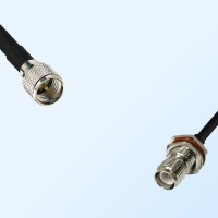 Mini UHF/Male - RP TNC/Bulkhead Female with O-Ring Coaxial Cable