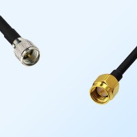 Mini UHF/Male - SMA/Male Coaxial Jumper Cable