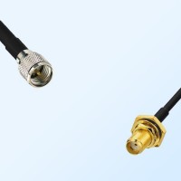 SMA Bulkhead Female with O-Ring - Mini UHF Male Cable Assemblies