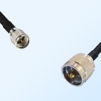 UHF Male - Mini UHF Male Coaxial Cable Assemblies