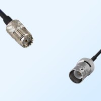 Mini UHF/Female - RP BNC/Female Coaxial Jumper Cable