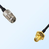 SMA Bulkhead Female with O-Ring - Mini UHF Female Cable Assemblies