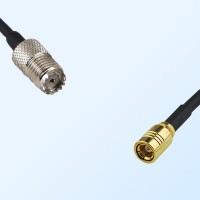 Mini UHF/Female - SMB/Female Coaxial Jumper Cable