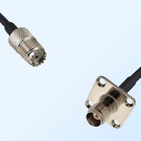 TNC Female 4 Hole - Mini UHF Female Coaxial Cable Assemblies