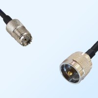 UHF Male - Mini UHF Female Coaxial Cable Assemblies