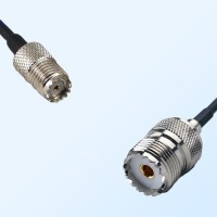 Mini UHF/Female - UHF/Female Coaxial Jumper Cable
