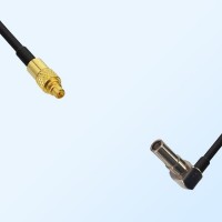 MMCX/Male - MS162/Male Right Angle Coaxial Jumper Cable