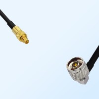 MMCX/Male - N/Male Right Angle Coaxial Jumper Cable