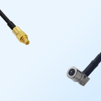 MMCX/Male - QMA/Male Right Angle Coaxial Jumper Cable