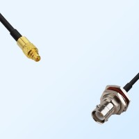 MMCX/Male - RP BNC/Bulkhead Female with O-Ring Coaxial Jumper Cable