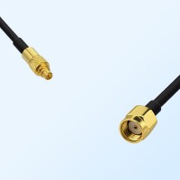 MMCX/Male - RP SMA/Male Coaxial Jumper Cable