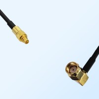 MMCX/Male - RP SMA/Male Right Angle Coaxial Jumper Cable
