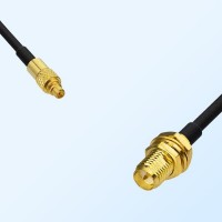MMCX/Male - RP SMA/Bulkhead Female Coaxial Jumper Cable