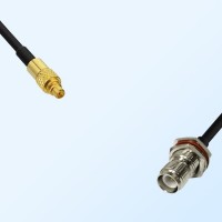 MMCX/Male - RP TNC/Bulkhead Female with O-Ring Coaxial Jumper Cable