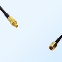 MMCX/Male - SSMA/Male Coaxial Jumper Cable