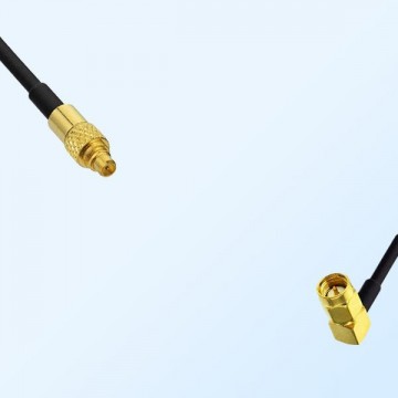 MMCX/Male - SSMA/Male Right Angle Coaxial Jumper Cable