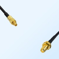 MMCX/Male - SSMA/Bulkhead Female Coaxial Jumper Cable