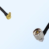 MMCX/Male Right Angle - N/Male Right Angle Coaxial Jumper Cable