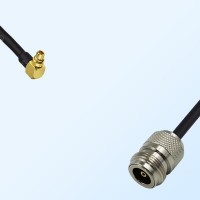 MMCX/Male Right Angle - N/Female Coaxial Jumper Cable