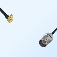 MMCX/Male Right Angle - RP BNC/Female Coaxial Jumper Cable