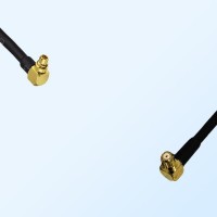 MMCX/Male Right Angle - RP MCX/Male Right Angle Coaxial Jumper Cable