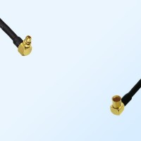 MMCX/Male Right Angle - RP MCX/Female Right Angle Coaxial Jumper Cable