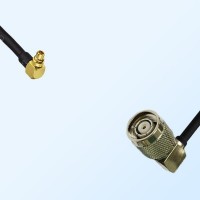 MMCX/Male Right Angle - RP TNC/Male Right Angle Coaxial Jumper Cable