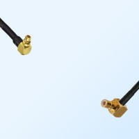 MMCX/Male Right Angle - SMB/Male Right Angle Coaxial Jumper Cable