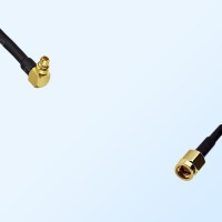 MMCX/Male Right Angle - SSMA/Male Coaxial Jumper Cable