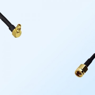 MMCX/Male Right Angle - SSMA/Male Coaxial Jumper Cable