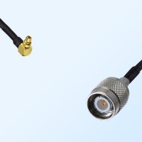 MMCX/Male Right Angle - TNC/Male Coaxial Jumper Cable