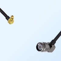 MMCX/Male Right Angle - TNC/Male Right Angle Coaxial Jumper Cable