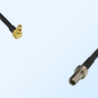 MMCX/Male Right Angle - TS9/Male Coaxial Jumper Cable
