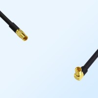 MMCX/Female - MMCX/Female Right Angle Coaxial Jumper Cable