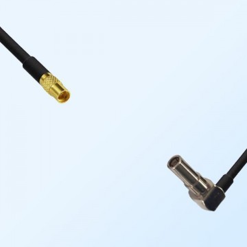 MMCX/Female - MS162/Male Right Angle Coaxial Jumper Cable