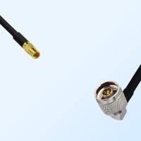 MMCX/Female - N/Male Right Angle Coaxial Jumper Cable