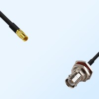 MMCX/Female - RP BNC/Bulkhead Female with O-Ring Coaxial Jumper Cable
