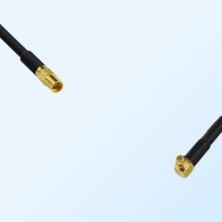 MMCX/Female - RP MMCX/Male Right Angle Coaxial Jumper Cable