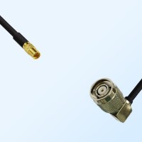 MMCX/Female - RP TNC/Male Right Angle Coaxial Jumper Cable
