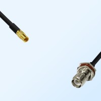 MMCX/Female - RP TNC/Bulkhead Female with O-Ring Coaxial Jumper Cable